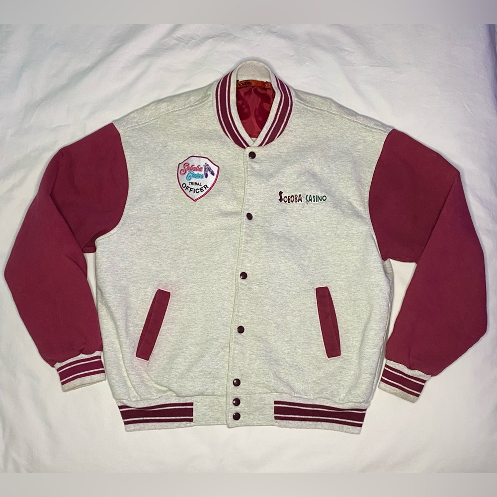 Soboba Casino Tribal Officer Jacket Native American 90s USA Vintage